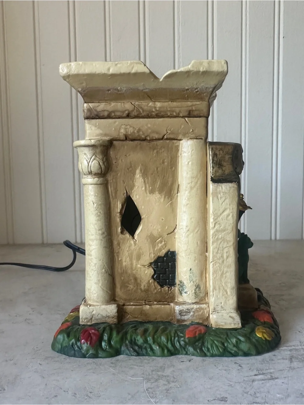 Department 56 Rest In Peace 2015 Crypt #4047591 Lit Halloween Village w Box EUC
